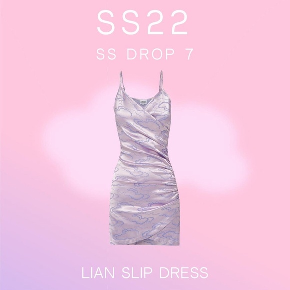DAWANG Lian Slip Purple Cloud Dress - Picture 2 of 7